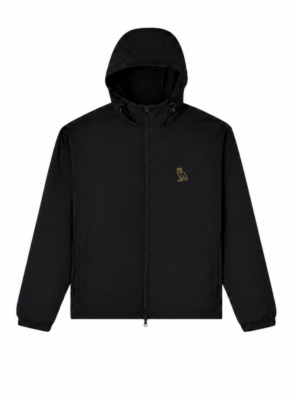 OVO October’s Very Own Essential Interlock Jacket Hoodie Black Medium Like New!
